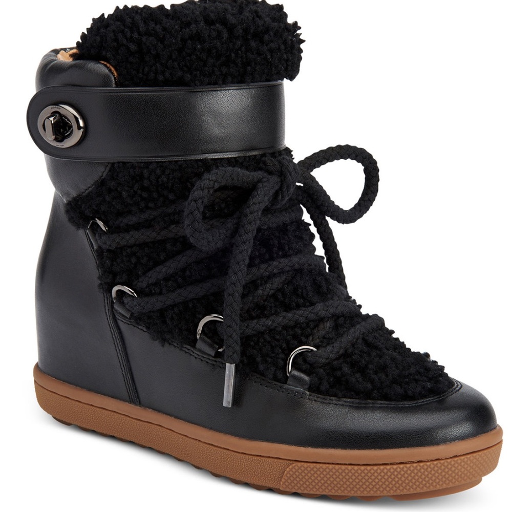 Coach Shearling Monroe Booties
